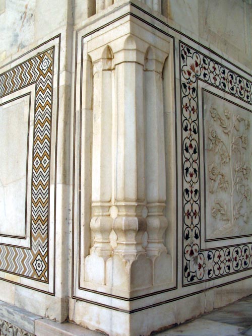Detail, Taj Mahal, Agra, Uttar Pradesh, India