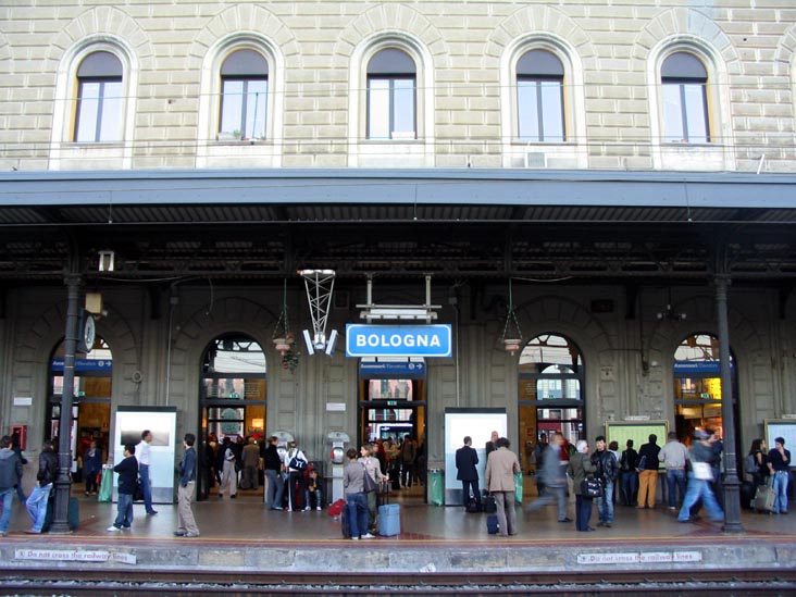 Bologna Train Station (Stazione Centrale), Bologna, Emilia-Romagna, Italy