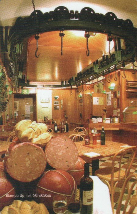 Business Card, Tamburini, Via Caprarie, 1, Bologna, Emilia-Romagna, Italy