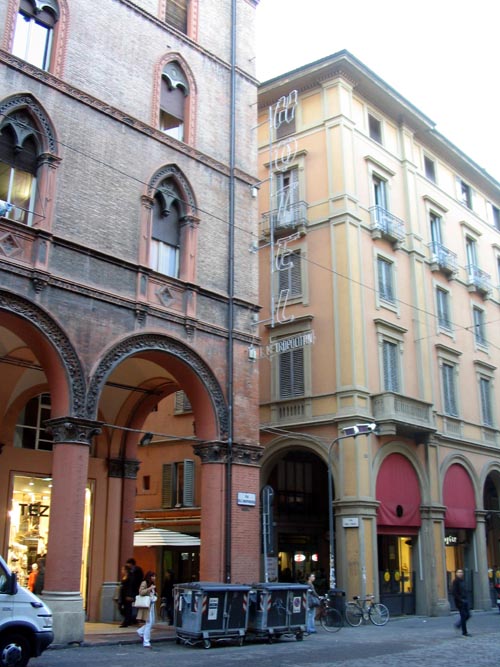 Via dell'Indipendenza at Via dell'Orso, Bologna, Emilia-Romagna, Italy