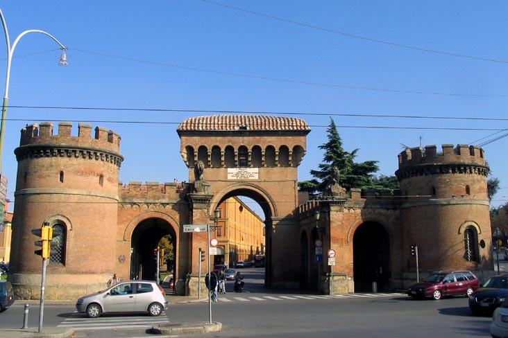 Porta Saragozza, Via Saragozza, Bologna, Emilia-Romagna, Italy