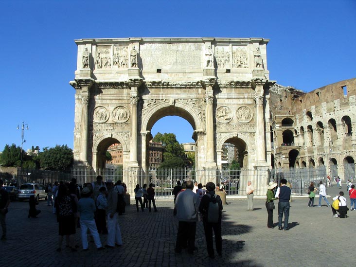 Arch of Constantine (Arco di Constantino), Rome, Lazio, Italy