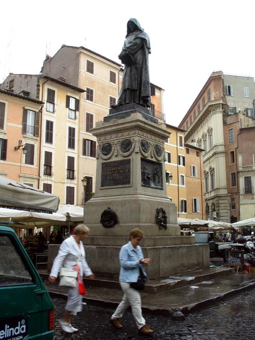Giordano Bruno Statue, Campo dei Fiori, Rome, Lazio, Italy