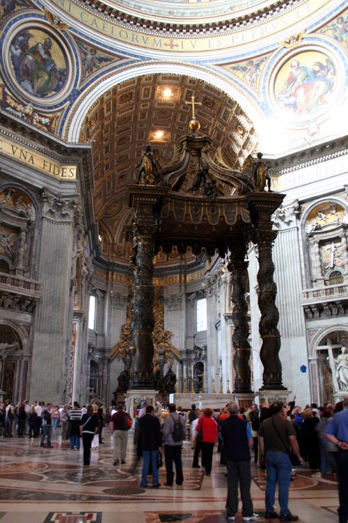 Altar of the Confession, St. Peter's Basilica (Basilica San Pietro), Vatican City