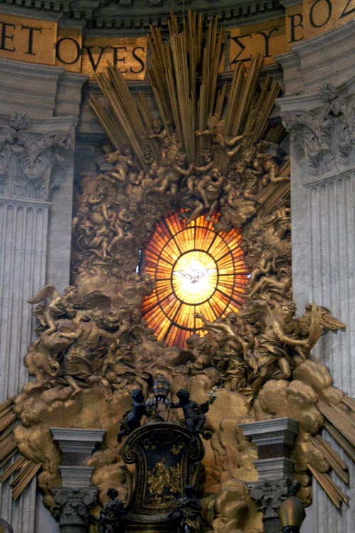 Chapel of the Cathedra, St. Peter's Basilica (Basilica San Pietro), Vatican City
