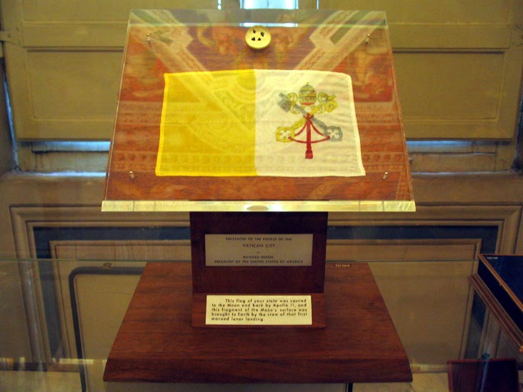 Apollo 11 Flag, Vatican Museum (Musei Vaticani), Vatican City