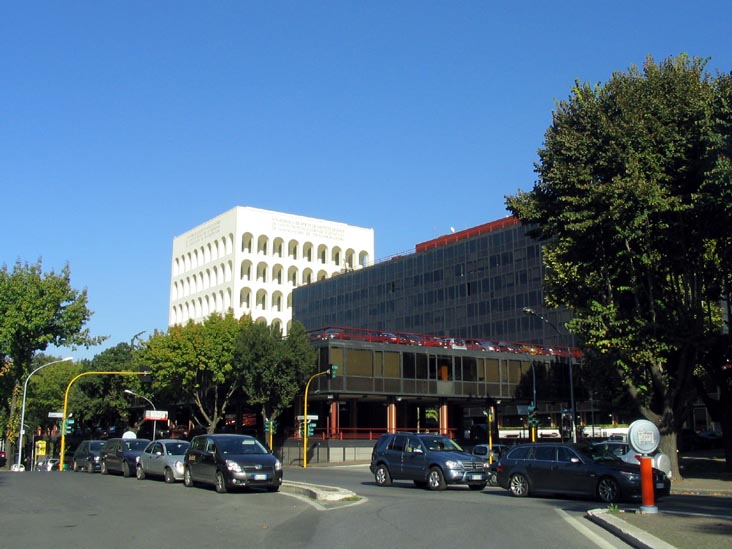 Viale Umberto Tupini, Palazzo della Civilta Italiana, EUR (Esposizione Universale Roma), Rome, Lazio, Italy