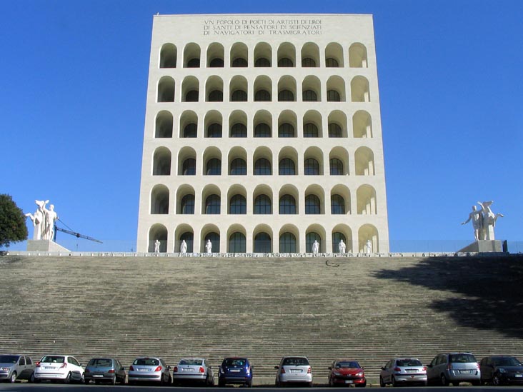 Palazzo della Civilta Italiana, EUR (Esposizione Universale Roma), Rome, Lazio, Italy