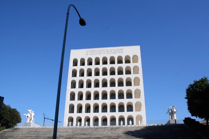 Palazzo della Civilta Italiana, EUR (Esposizione Universale Roma), Rome, Lazio, Italy