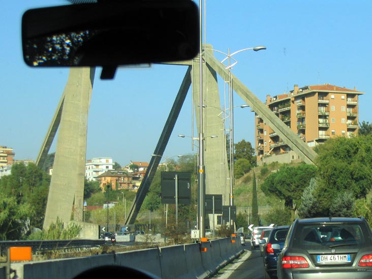 Expressway To Aeroporto Leonardo da Vinci di Fiumicino, Fiumicinio, Rome, Lazio, Italy