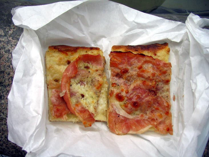 Proscuitto Pizza, Forno Campo de' Fiori, Campo de' Fiori, 22, Rome, Lazio, Italy