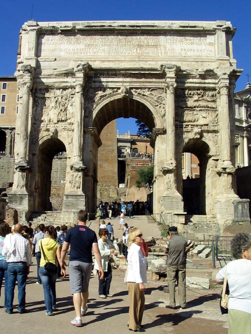Arco di Septimo Severo, Roman Forum (Forum Romanum), Rome, Lazio, Italy