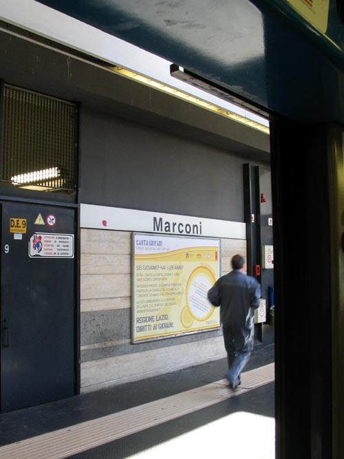 Marconi Station, Rome Metro (MetroRoma), Rome, Lazio, Italy