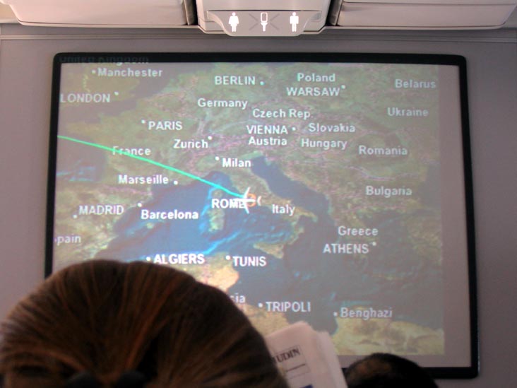 Plane Leaving From Tarmac, Aeroporto Leonardo da Vinci di Fiumicino, Fiumicinio, Rome, Lazio, Italy