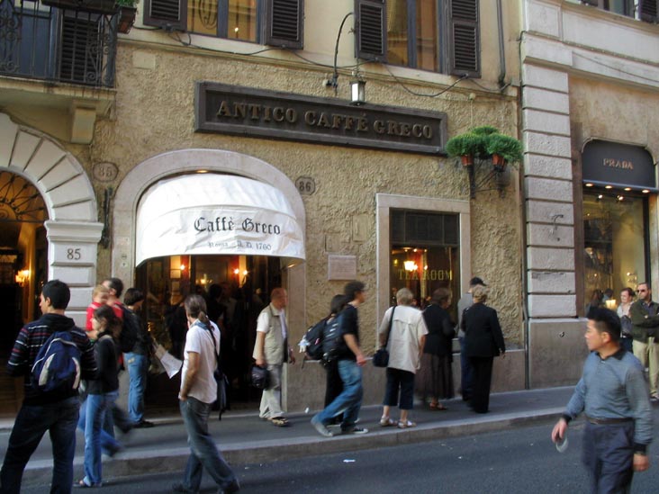 Caffe Greco, Via Condotti, 86, Rome, Lazio, Italy