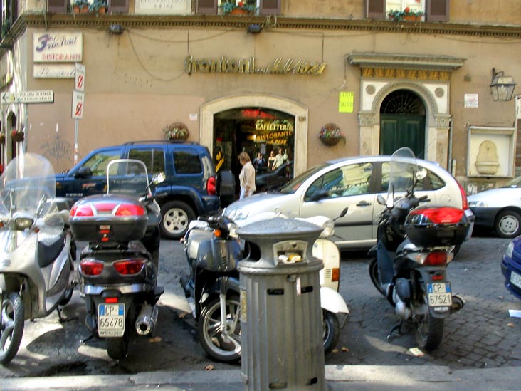 Viale Trastevere at Via San Francesco a Ripa, Rome, Lazio, Italy