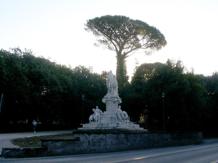 Wolfang Goethe Monument, Viale San Paolo del Brasile, Villa Borghese, Rome, Lazio, Italy