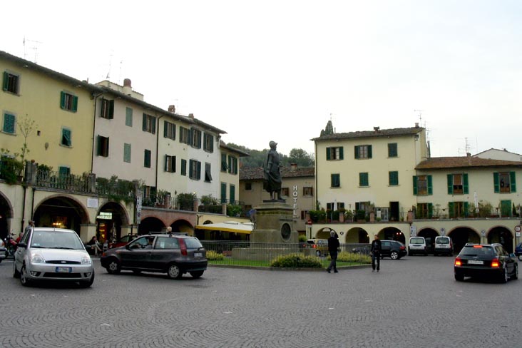 Piazza Giacomo Matteotti, Greve in Chianti, Tuscany, Italy