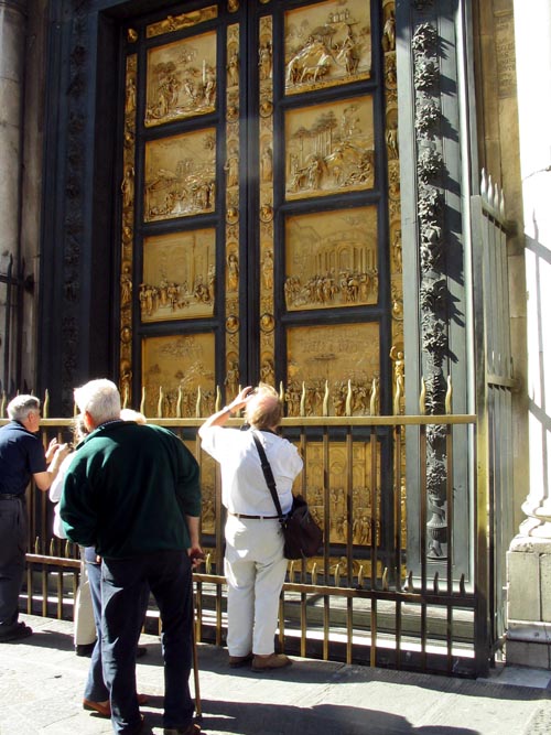 Gates of Paradise, Baptistery, Piazza Del Duomo, Florence, Tuscany, Italy