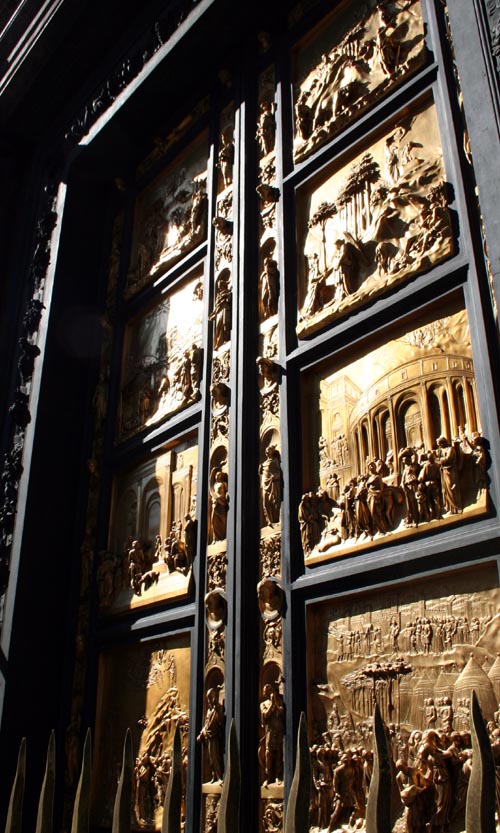 Gates of Paradise, Baptistery, Piazza Del Duomo, Florence, Tuscany, Italy