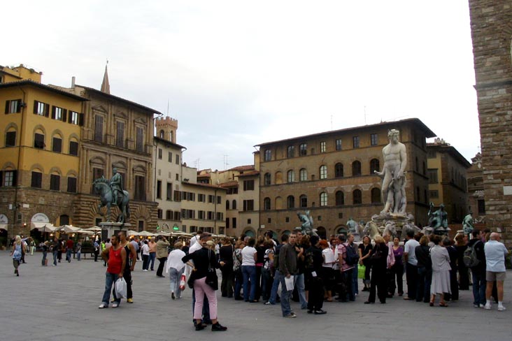 Fountain of Neptune, Piazza della Signoria, Florence, Tuscany, Italy