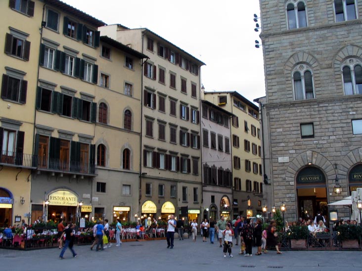 Via dei Calzaiuoli, Piazza della Signoria, Florence, Tuscany, Italy