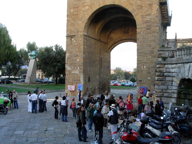 Piazza Giuseppe Poggi, Oltrarno, Florence, Tuscany, Italy