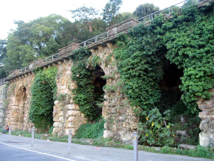 Via dei Bastioni Leading Up To Piazzale Michelangelo, Florence, Tuscany, Italy