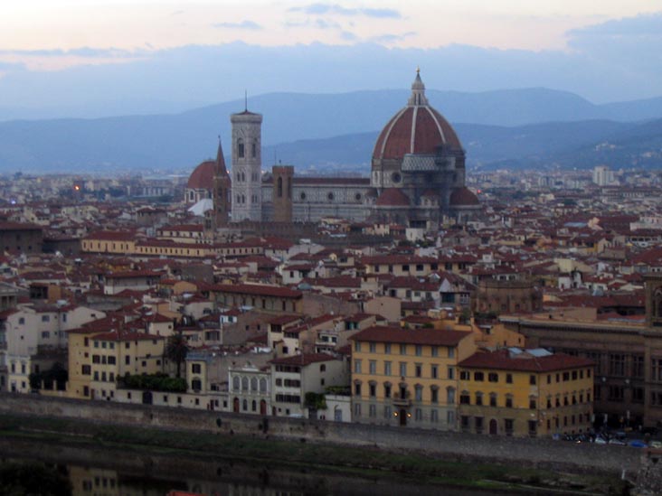 View From Piazzale Michelangelo, Florence, Tuscany, Italy