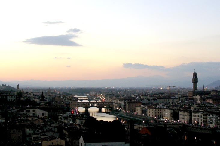 View From Piazzale Michelangelo, Florence, Tuscany, Italy
