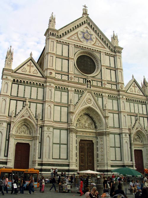 Basilica di Santa Croce, Piazza Santa Croce, Florence, Tuscany, Italy