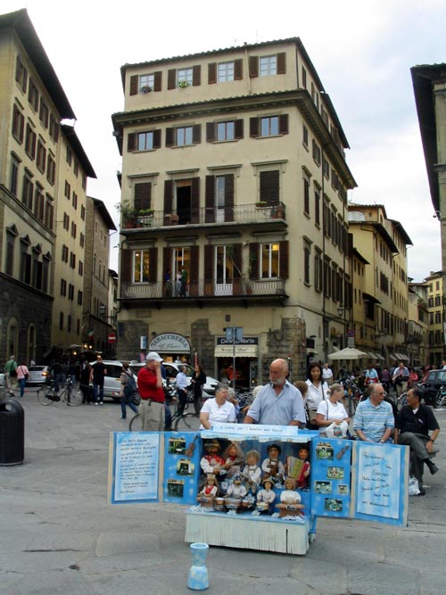 Puppets, Piazza Santa Croce, Florence, Tuscany, Italy
