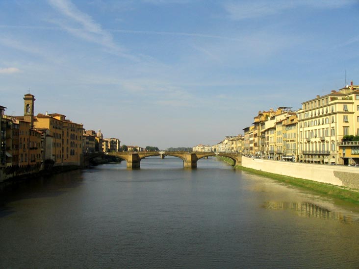 Ponte Santa Trinita From Ponte Vecchio, Florence, Tuscany, Italy
