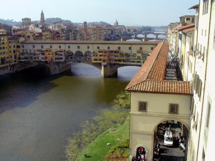 Ponte Vecchio From Galleria degli Uffizi, Florence, Tuscany, Italy