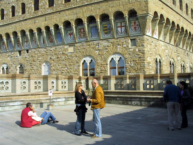 Terrace, Galleria degli Uffizi, Florence, Tuscany, Italy