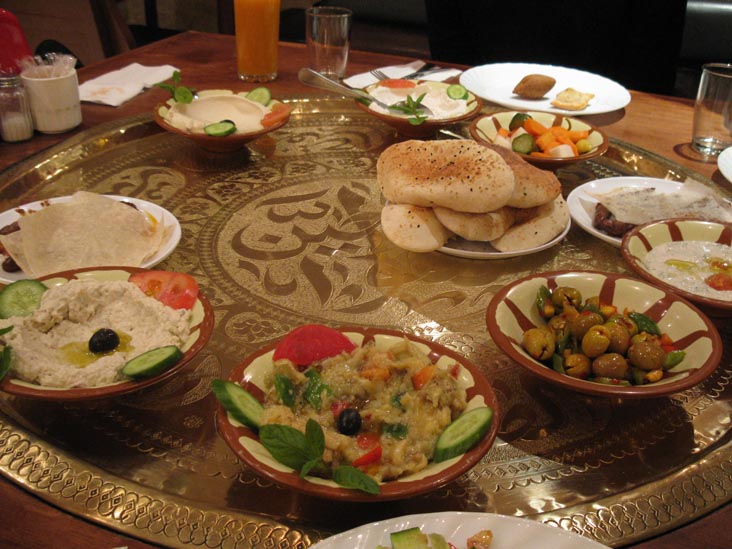 Mezze, Tawaheen Al-Hawa Restaurant, 170 Wasfi Al-Tal Road, Amman, Jordan