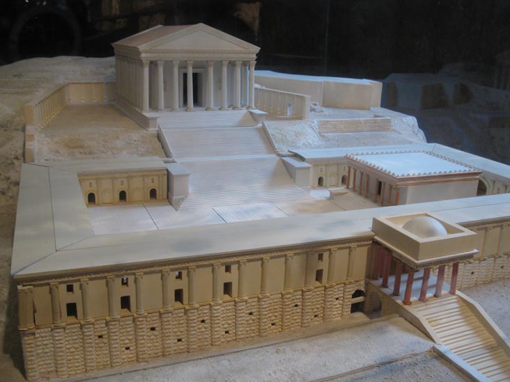 Temple of Zeus Model, Jerash, Jordan