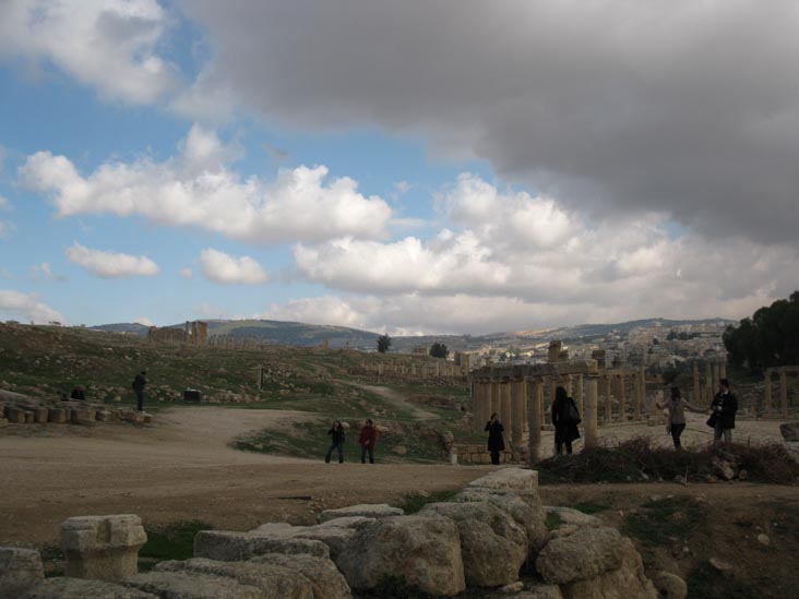 View From Temple of Zeus, Jerash, Jordan