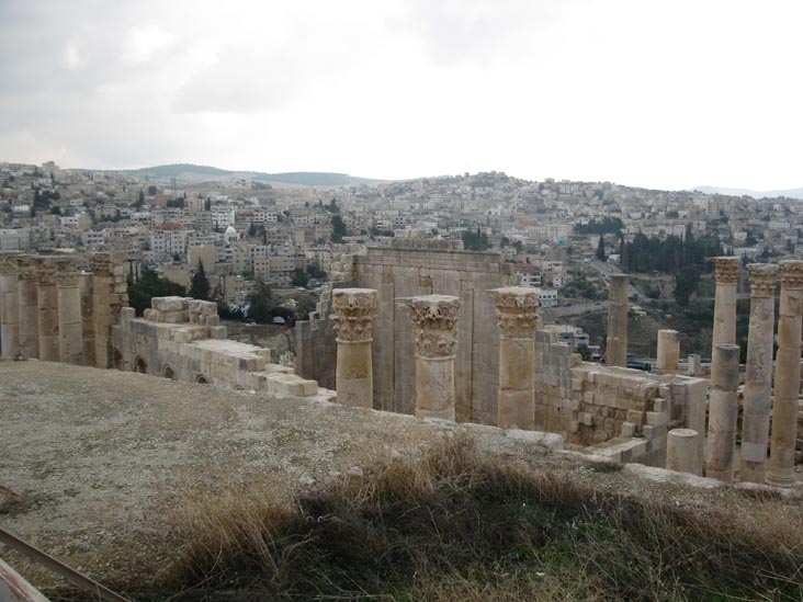 View From South Theater, Jerash, Jordan