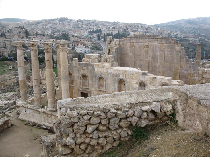 Temple of Zeus From South Theater, Jerash, Jordan