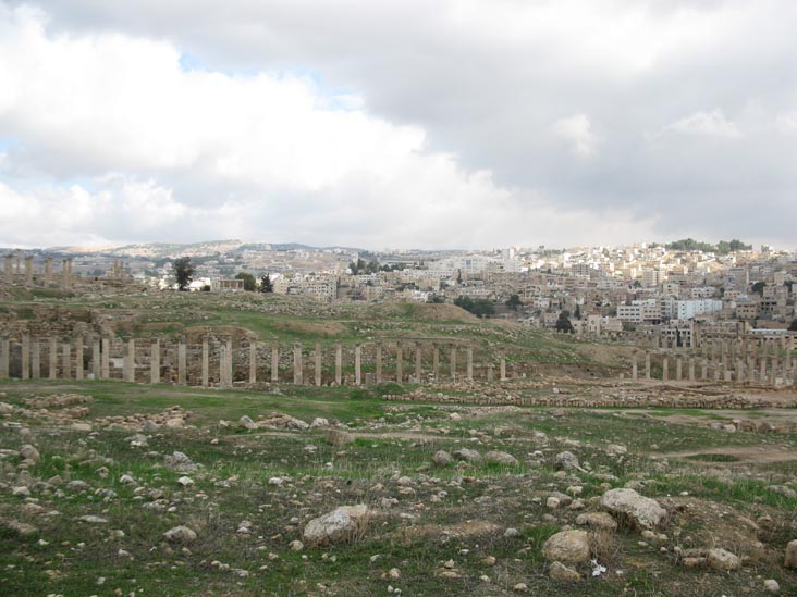 View Toward South Decumanus, Jerash, Jordan