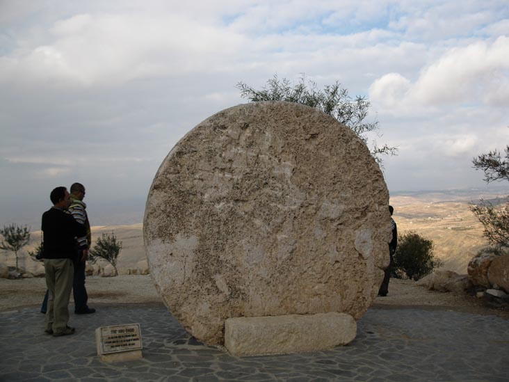 Abu Badd Rolling Stone, Mount Nebo, Jordan