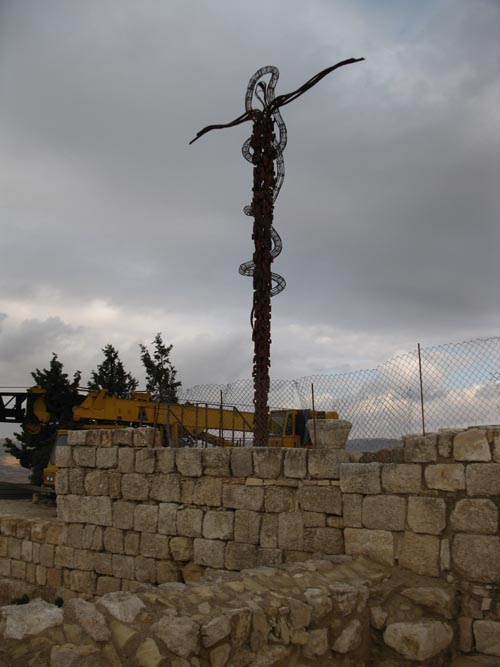 Giovanni Fantoni Cross Sculpture, Mount Nebo, Jordan