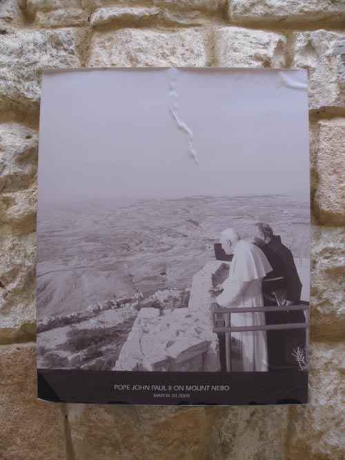 Pope John Paul II On Mount Nebo Photograph, Interpretation Centre, Mount Nebo, Jordan