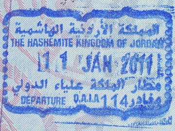 Jordanian Passport Stamp
