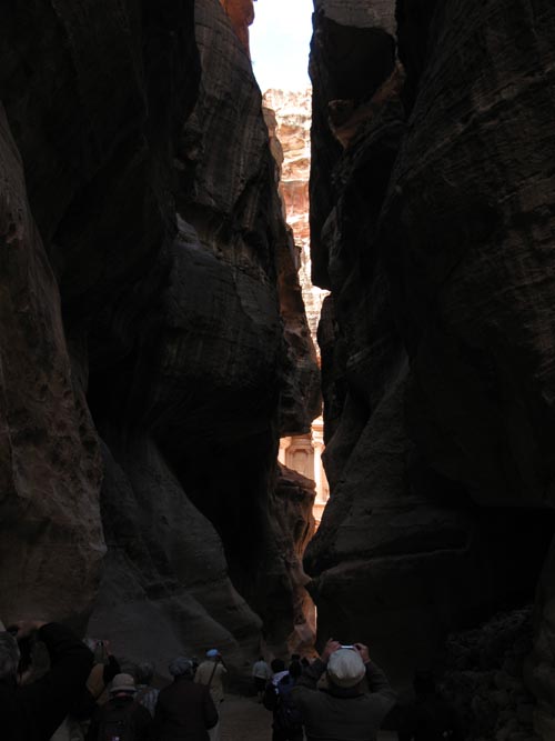 Al-Khazneh (The Treasury) From As-Siq, Petra, Wadi Musa, Jordan