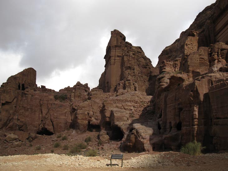 Looking Toward Uneishu Tomb, Petra, Wadi Musa, Jordan