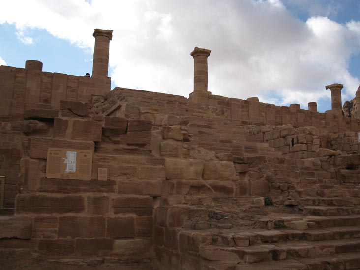 Petra Great Temple, Colonnade Street, Petra, Wadi Musa, Jordan