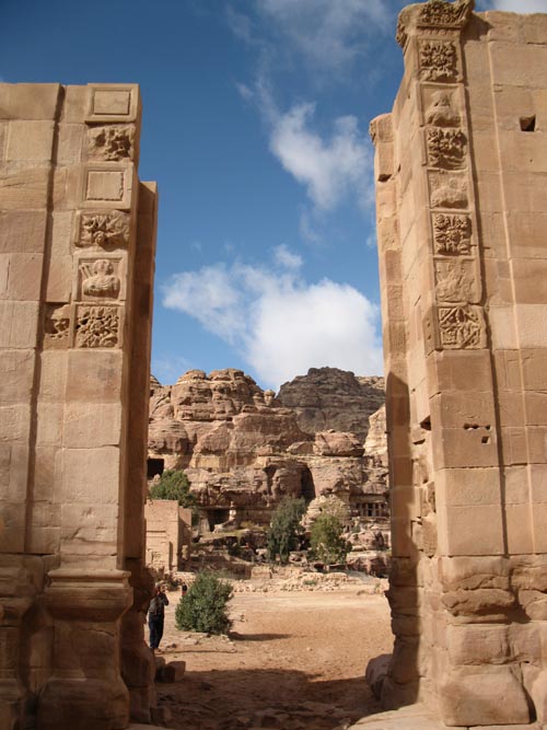 Temenos Gate, Colonnade Street, Petra, Wadi Musa, Jordan