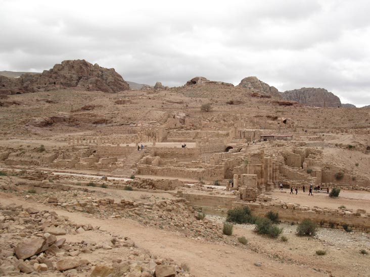 Petra Great Temple, Colonnade Street, Petra, Wadi Musa, Jordan